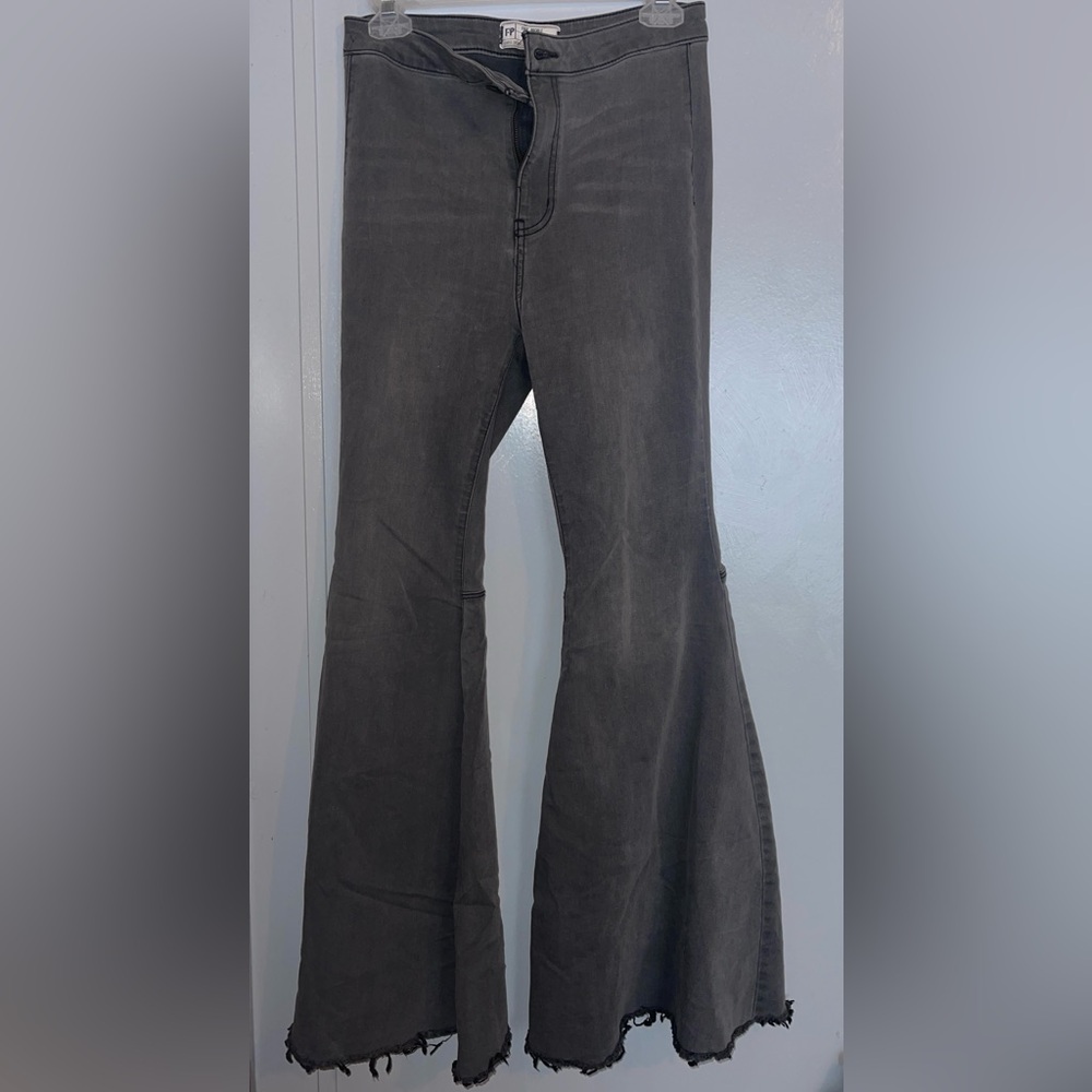 Free People Just Float On Flare Jeans - Picture 2 of 4